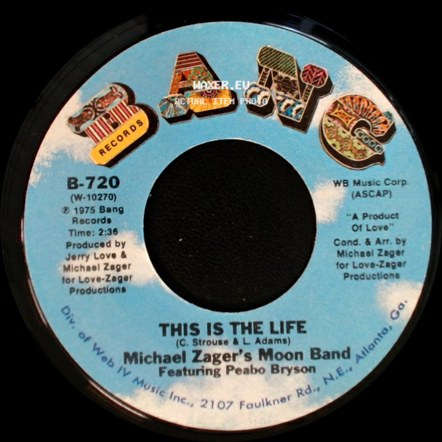 Michael Zager's Moon Band Featuring Peabo Bryson - Do It With Feeling / This Is The Life side B