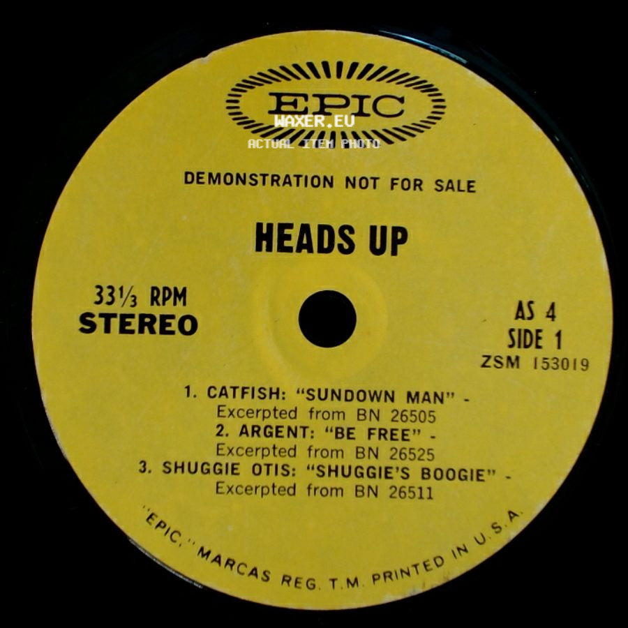 Unknown Artist - Heads Up / Heads Up side A