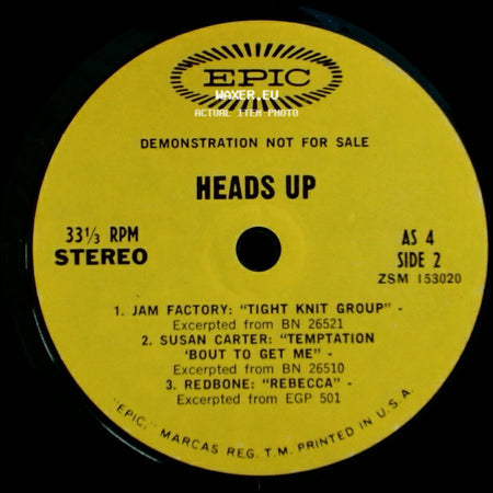 Unknown Artist - Heads Up / Heads Up side B