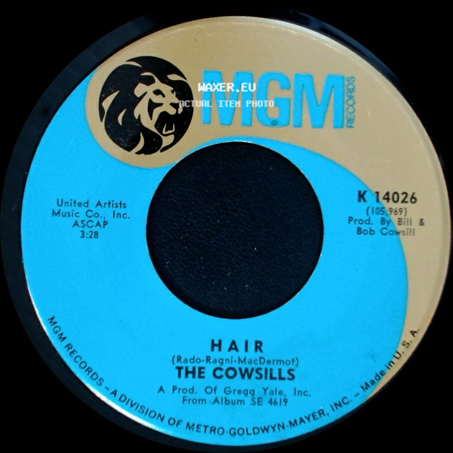 The Cowsills - Hair / What Is Happy? side A