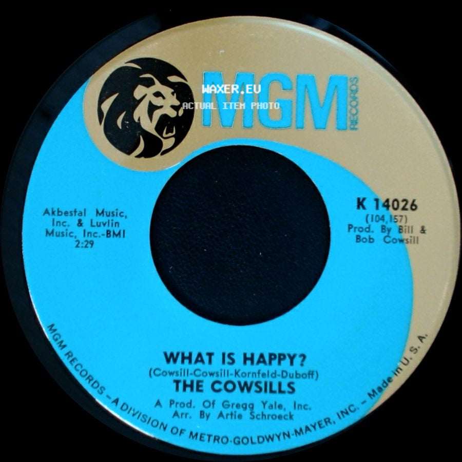 The Cowsills - Hair / What Is Happy? side B