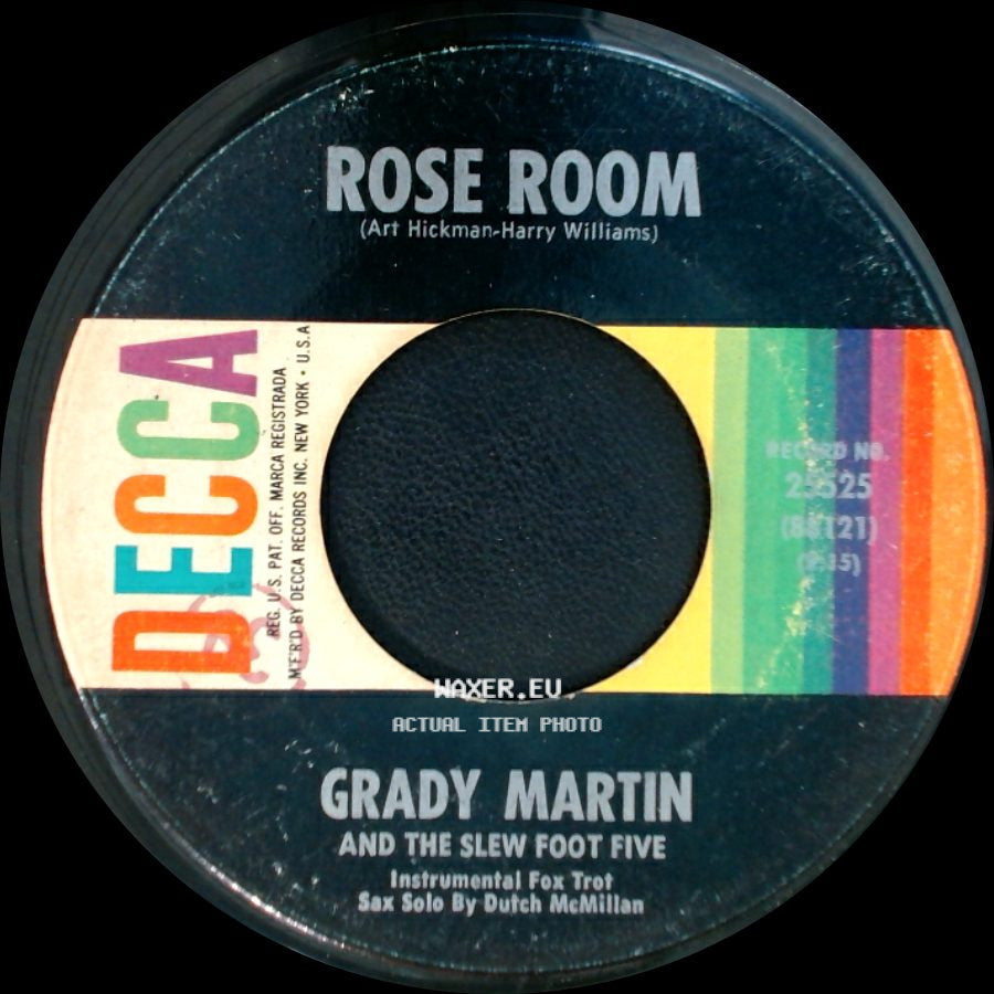 Grady Martin And The Slew Foot Five - Rose Room / Somebody Stole My Gal side A