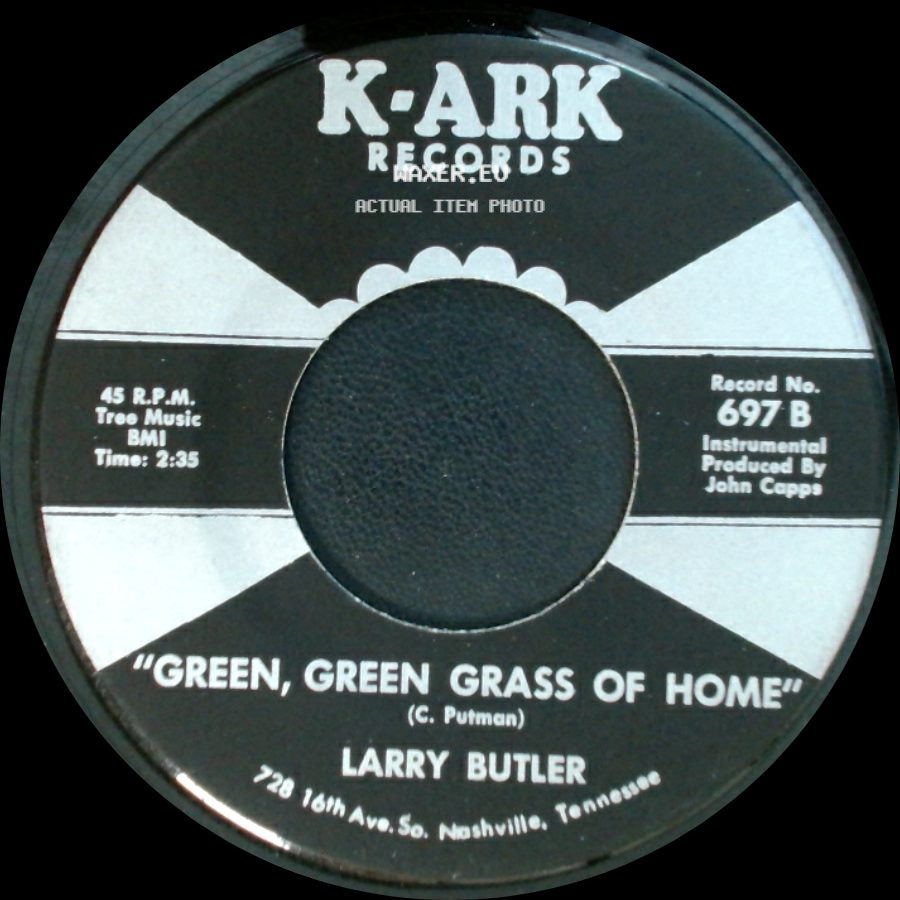 Larry Butler - Almost Persuaded / Green, Green Grass Of Home side B
