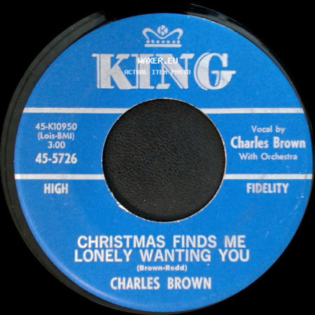 Charles Brown - Christmas Finds Me Lonely Wanting You / It's Christmas Time side A