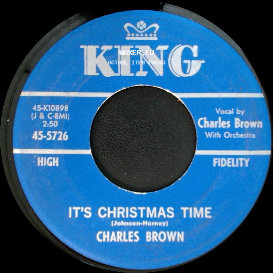 Charles Brown - Christmas Finds Me Lonely Wanting You / It's Christmas Time side B