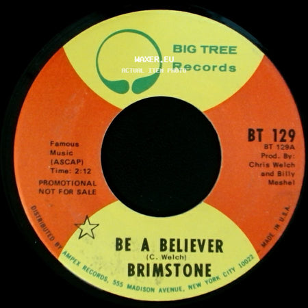 Brimstone - Be A Believer / Straight Ahead side A
