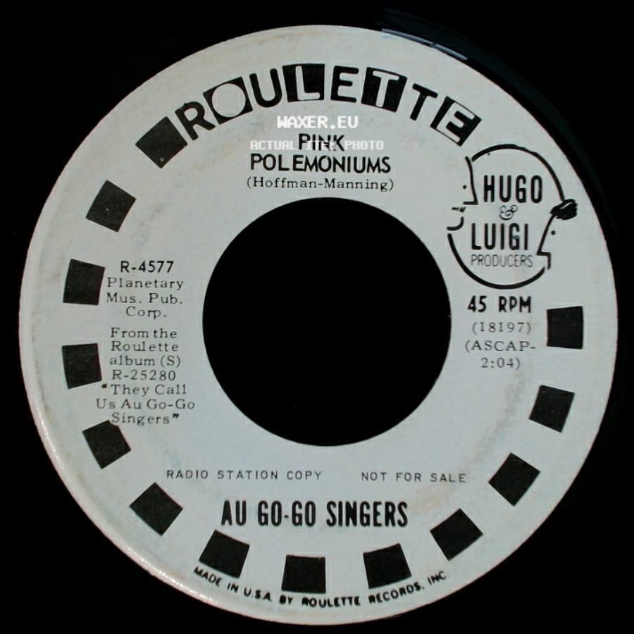 Au Go-Go Singers - Pink Polemoniums / San Francisco Bay Blues side A