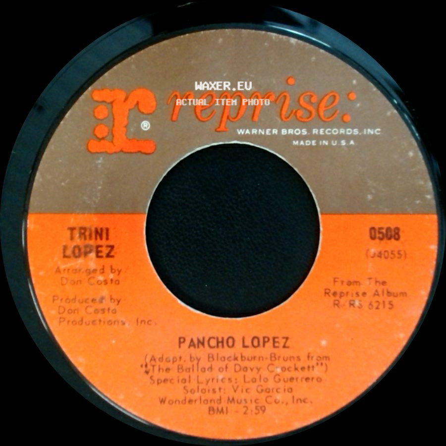Trini Lopez - Pancho Lopez / Hall Of Fame side A