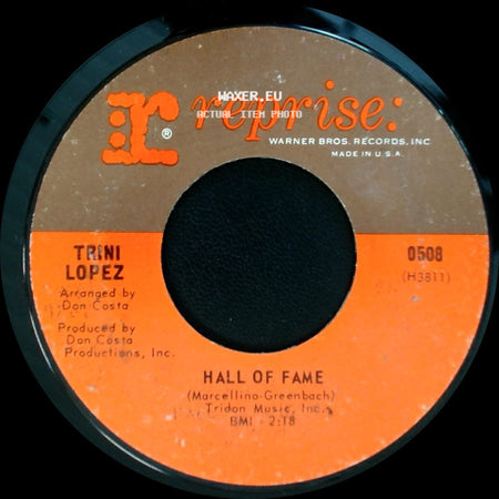 Trini Lopez - Pancho Lopez / Hall Of Fame side B