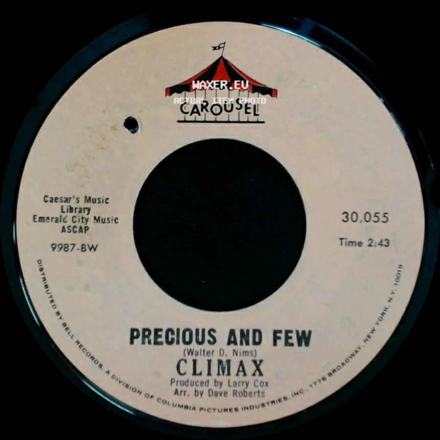 Climax - Precious And Few / Park Preserve side A