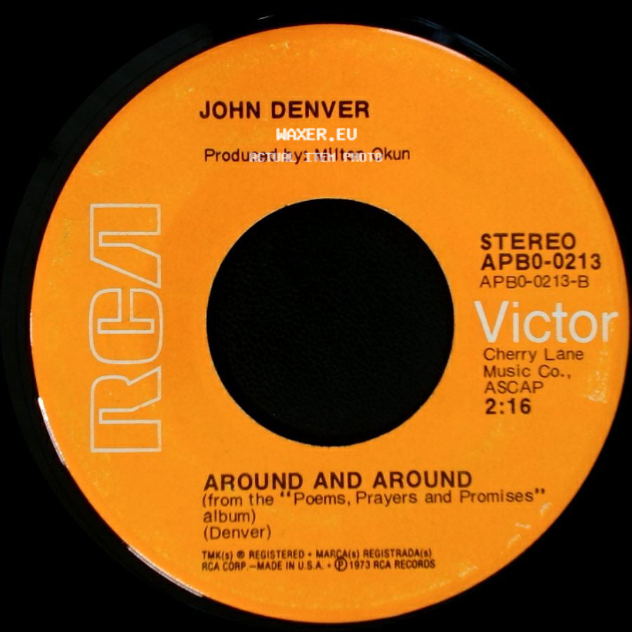 John Denver - Sunshine On My Shoulders / Around And Around side B