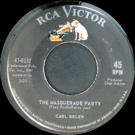 Carl Belew - Pretty Brown Eyes / The Masquerade Party side B