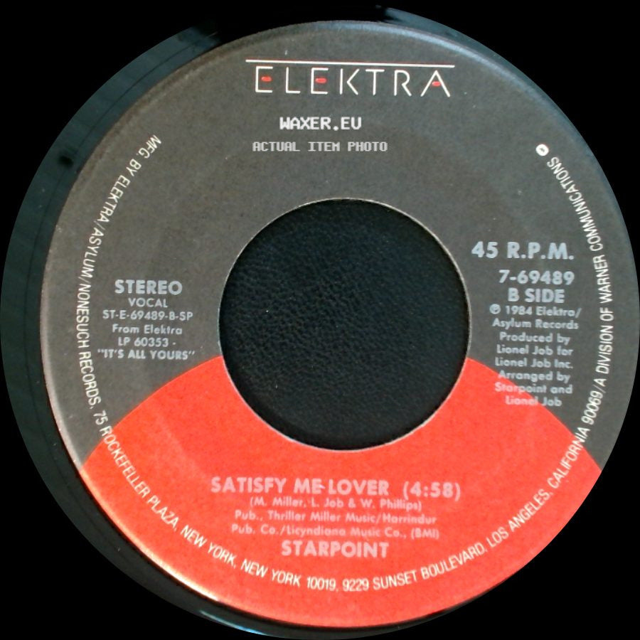 Starpoint - He Wants My Body / Satisfy Me Lover side B