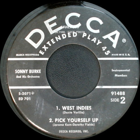 Sonny Burke And His Orchestra - (The Chi-Chi) Cha-Cha-Cha / Let's Mambo / Unknown Title B side B