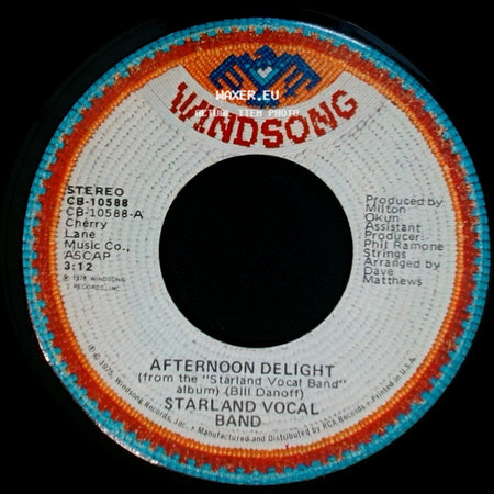 Starland Vocal Band - Afternoon Delight / Starland side A