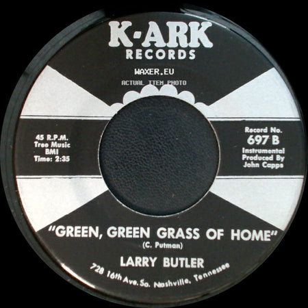 Larry Butler - Almost Persuaded / "Green, Green Grass Of Home" side B