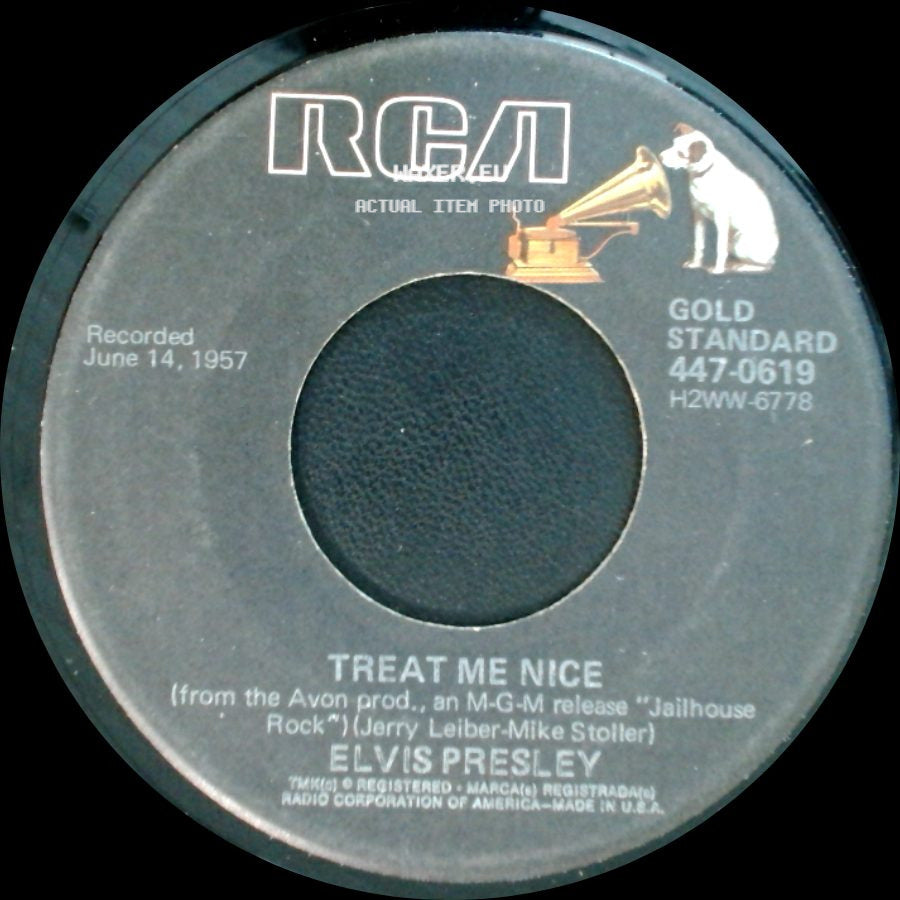 Elvis Presley - Treat Me Nice / Jailhouse Rock side A