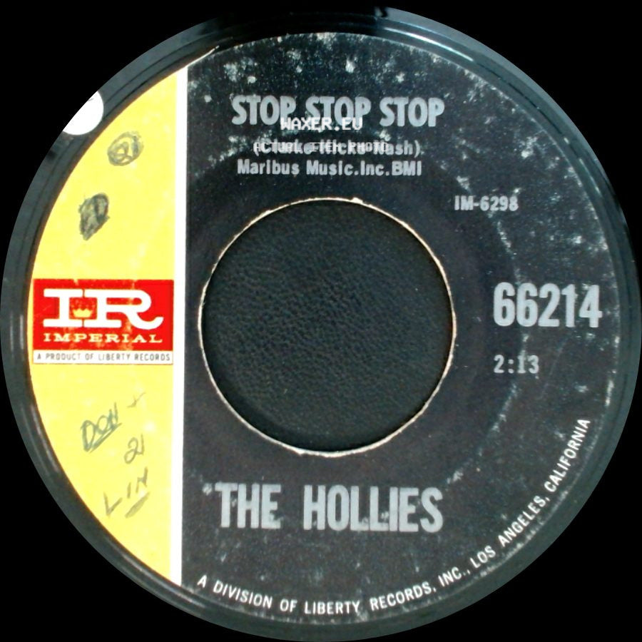 The Hollies - Stop Stop Stop / It's You side A