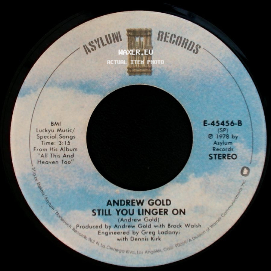Andrew Gold - Still You Linger On / Thank You For Being A Friend side A