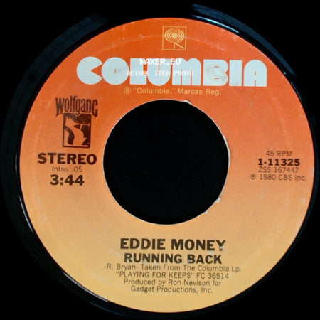 Eddie Money - Running Back / The Wish side A