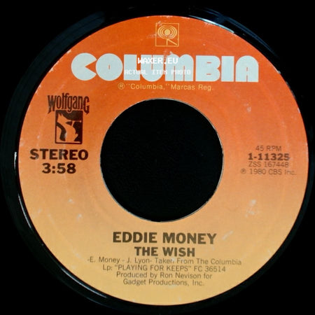 Eddie Money - Running Back / The Wish side B