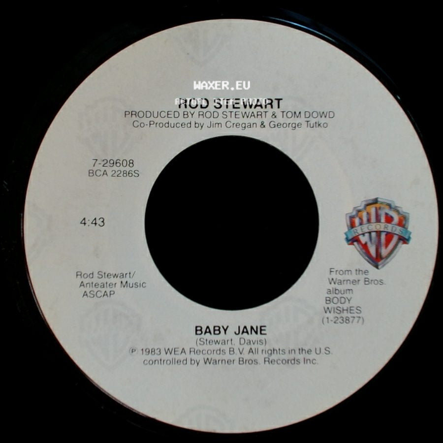 Rod Stewart - Baby Jane / Ready Now side A