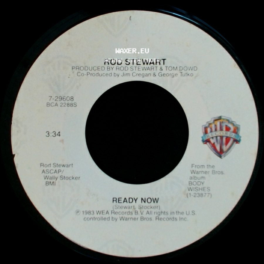 Rod Stewart - Baby Jane / Ready Now side B