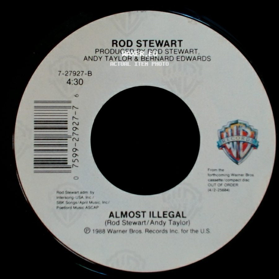 Rod Stewart - Almost Illegal / Lost In You side A