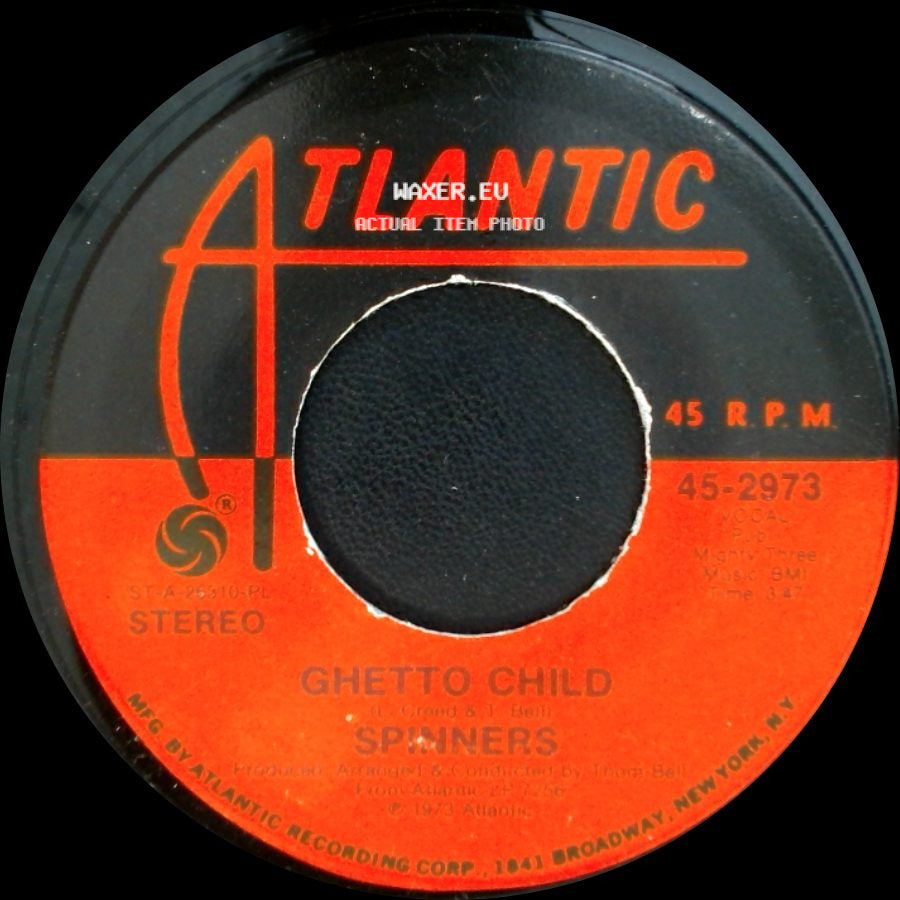 Spinners - We Belong Together / Ghetto Child side B