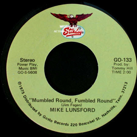 Mike Lunsford - Mumbled Round, Fumbled Round / Sugar Sugar side A