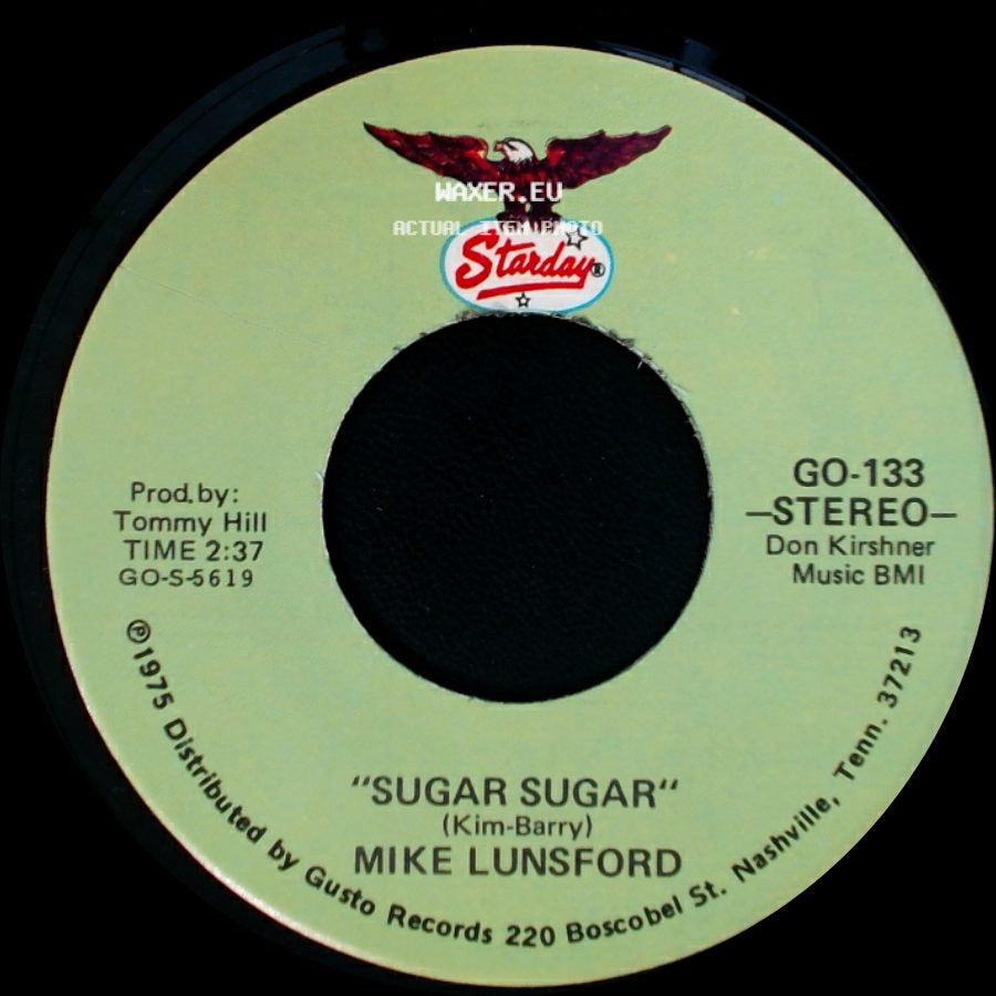 Mike Lunsford - Mumbled Round, Fumbled Round / Sugar Sugar side B