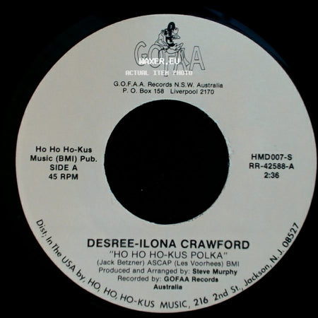 Wayne Horsburgh / Desree-Ilona Crawford - Old Santa Fe / Ho Ho Ho-Kus Polka side B