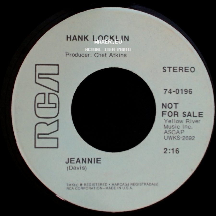 Hank Locklin - Cuban Girl / Jeannie side B