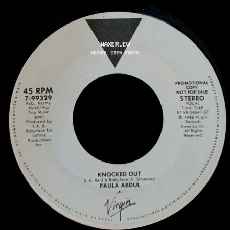 Paula Abdul - Knocked Out / Knocked Out side B
