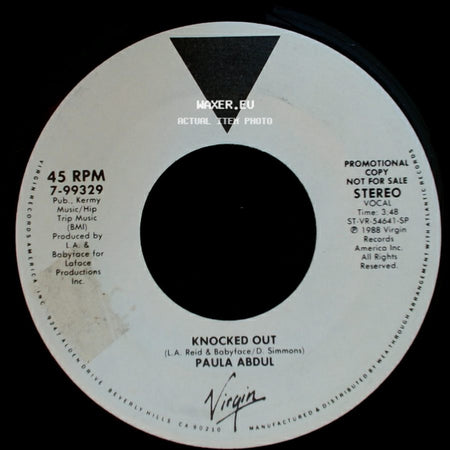 Paula Abdul - Knocked Out / Knocked Out side B