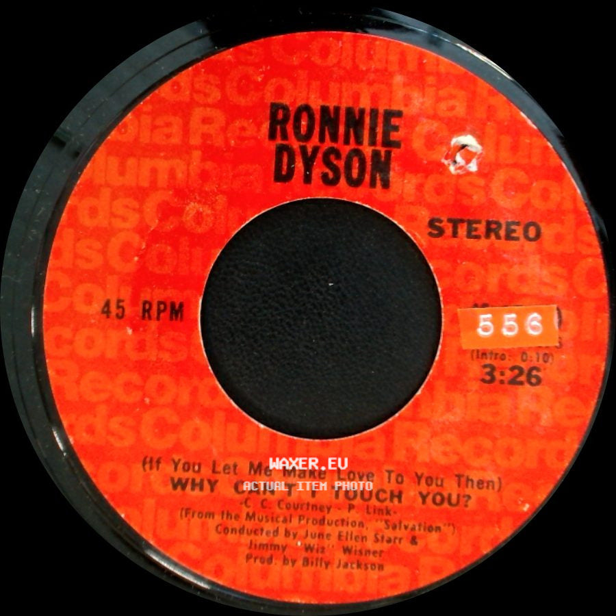 Ronnie Dyson - Why Can't I Touch You? / Girl Don't Come side A