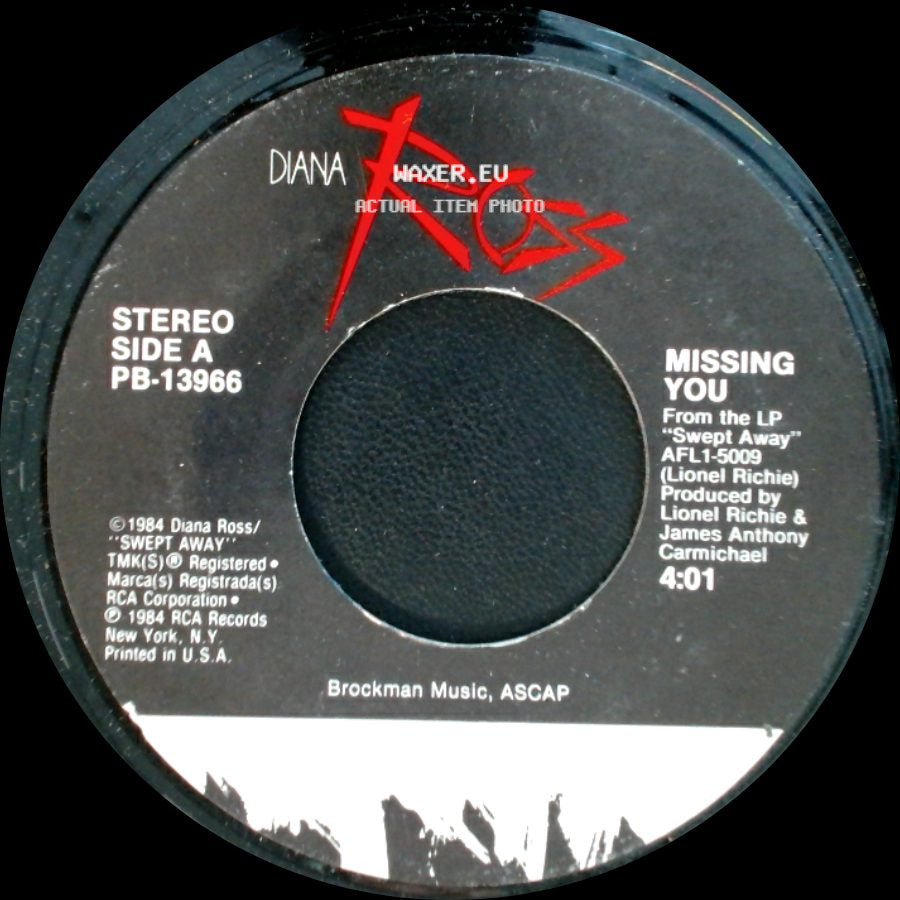 Diana Ross - Missing You / We Are The Children Of The World side A