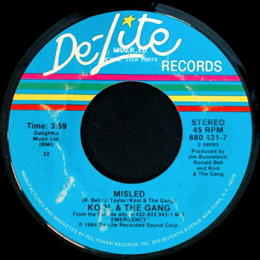 Kool & The Gang - Misled / Rollin' side A