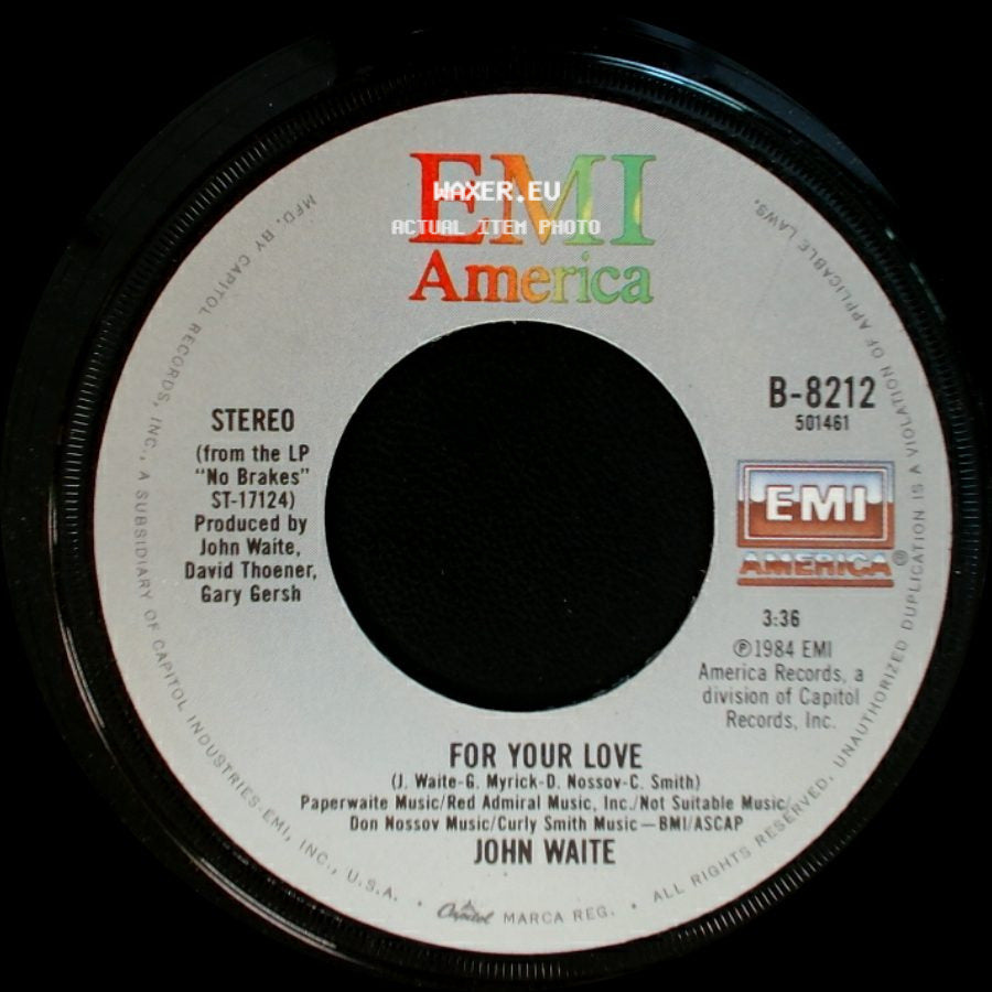 John Waite - For Your Love / Missing You side A
