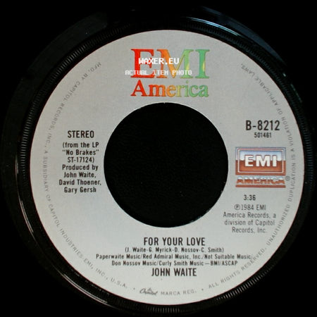 John Waite - For Your Love / Missing You side A