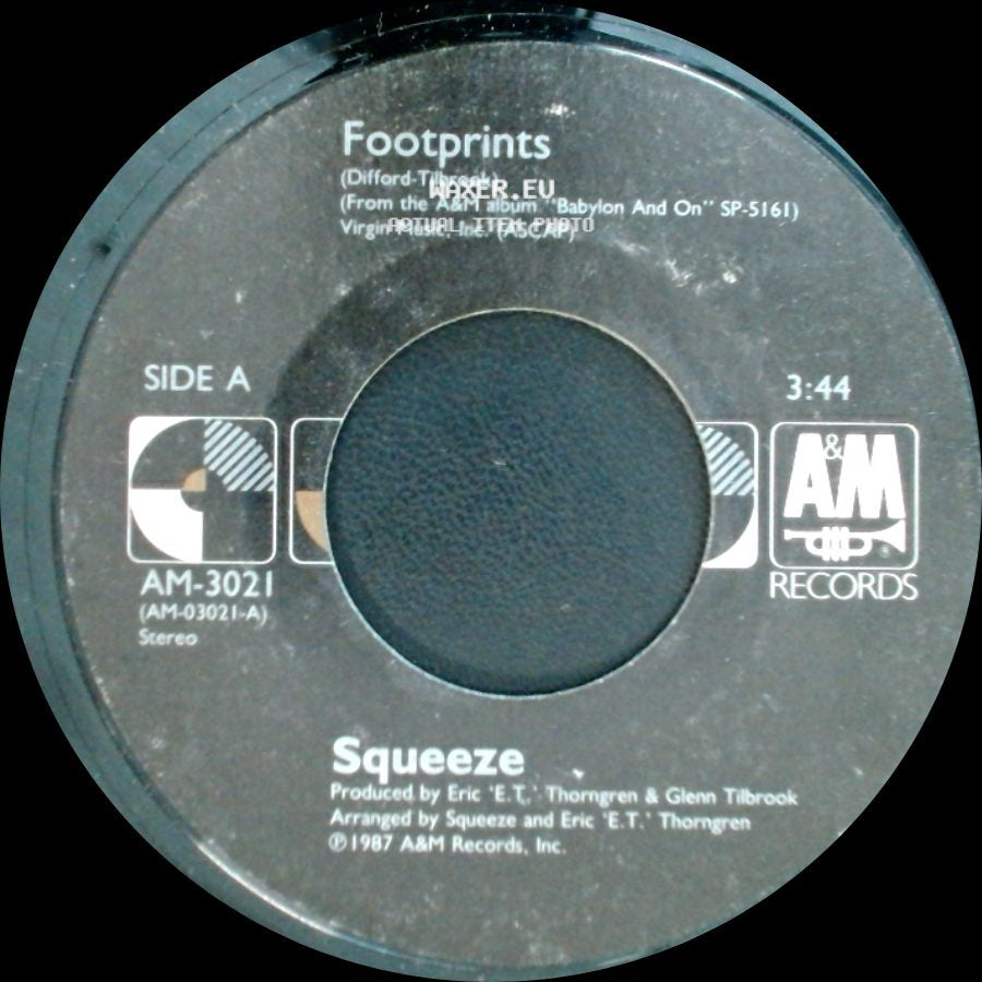 Squeeze - Footprints / Black Coffee In Bed (Live) side A
