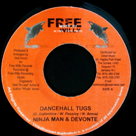 Ninja Man & Devonte / Sean "Seanizzle" Reid - Dancehall Tugs / Klampute' Riddim side A