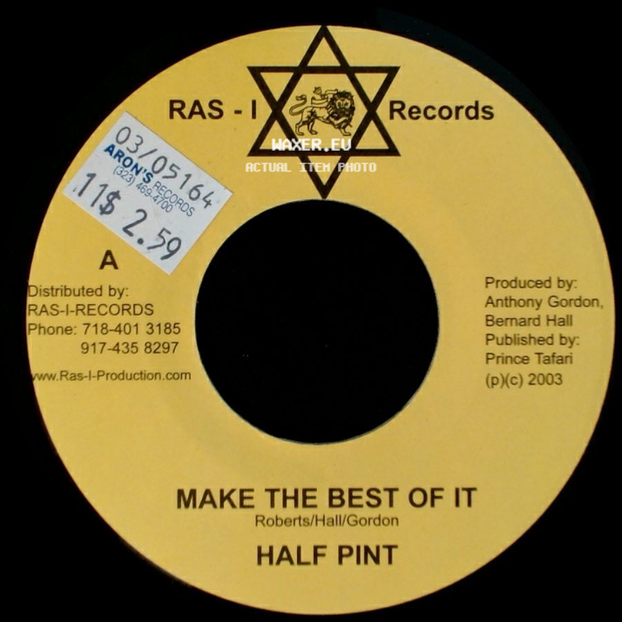 Half Pint - Make The Best Of It / Version side A