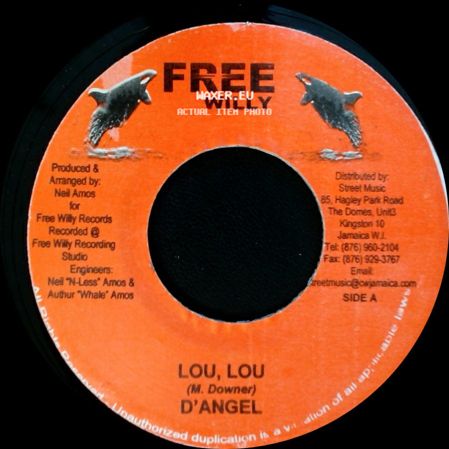 D'angel / Sean "Seanizzle" Reid - Lou, Lou / Klampute' Riddim side A