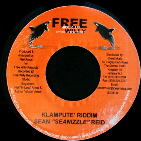 D'angel / Sean "Seanizzle" Reid - Lou, Lou / Klampute' Riddim side B