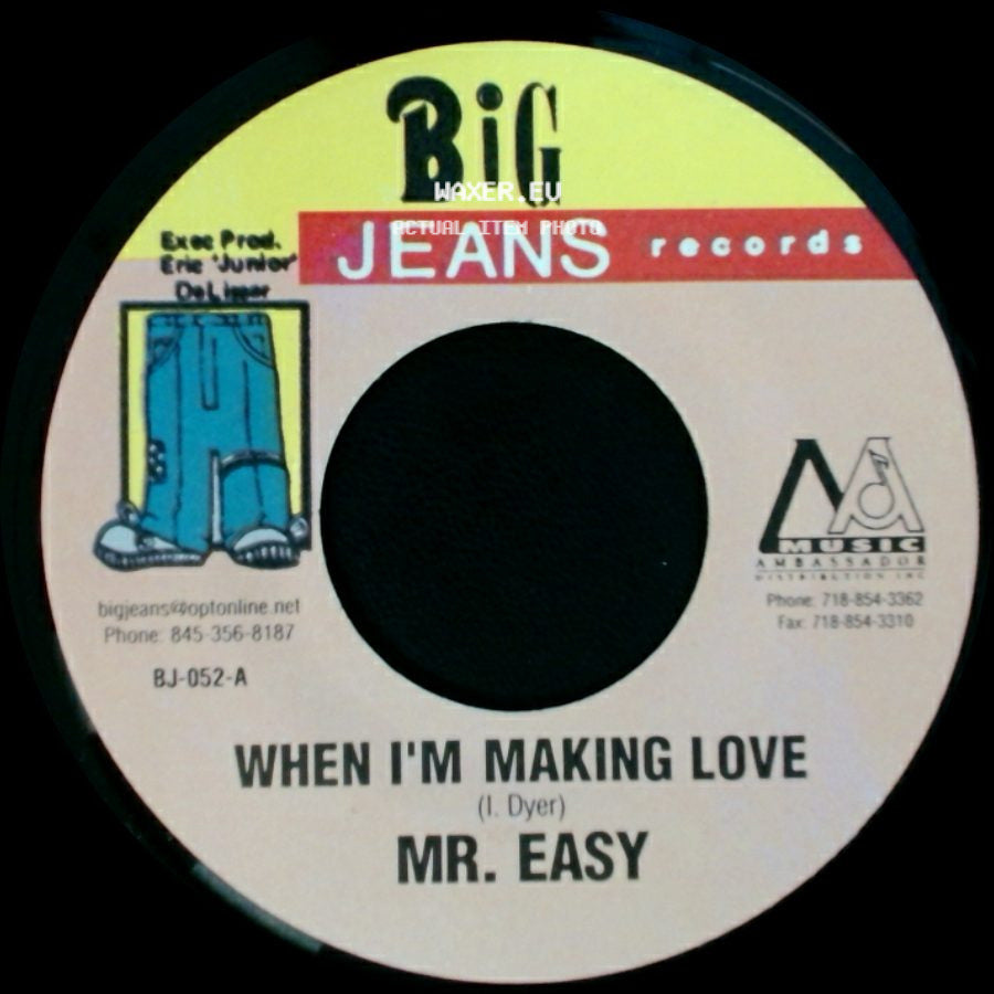 Mr. Easy - When I'm Making Love / Version - Check It Back side A