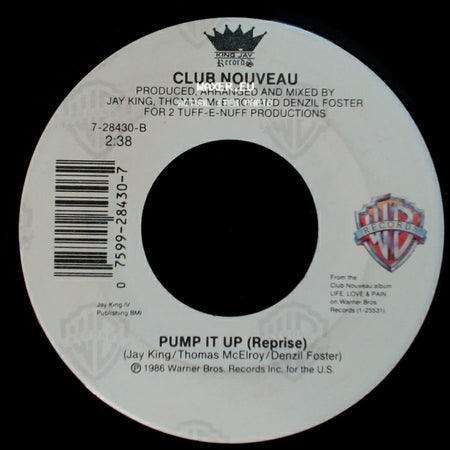 Club Nouveau - Pump It Up (Reprise) / Lean On Me side A