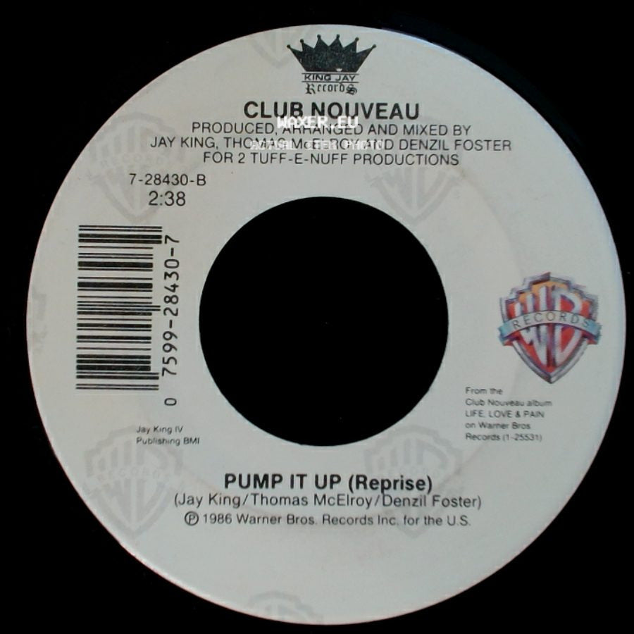 Club Nouveau - Pump It Up (Reprise) / Lean On Me side A
