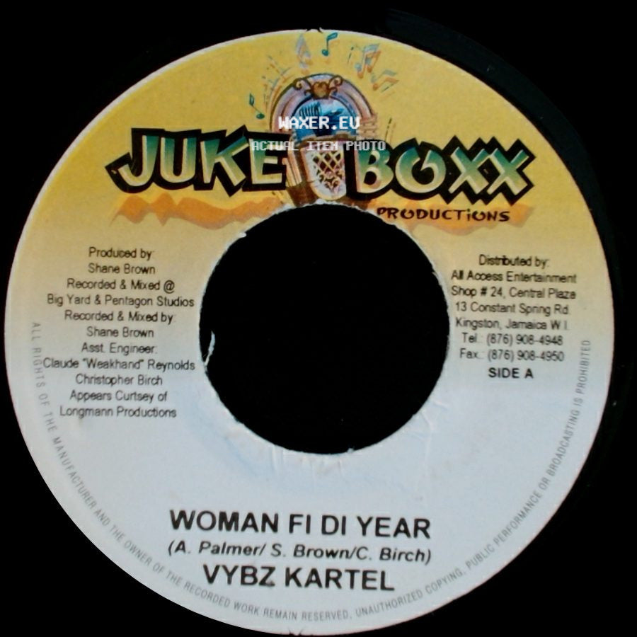 Vybz Kartel - Woman Fi Di Year / Tap Dance Riddim side A