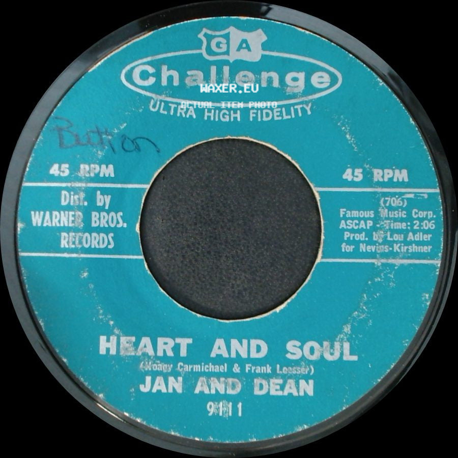 Jan And Dean - Heart And Soul / Midsummer Night's Dream side A